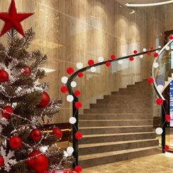 72 Inchs Yarn Pom Pom Garland, Christmas Tree Decoration Christmas Ball Decorations For Wedding Birthday Party，Home Decorations Festivals Room Decorations Valentine's Day Decoritions -Department 56 Shop 61sPhAC8y3L