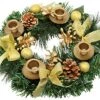 Traditional Christmas Advent Wreath. For Advent Calendar Season Candle Holder –Centerpiece Décor – Advent Candle Holder And X-mas Candles Decorations -Department 56 Shop 61tUDiqG7YL
