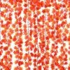 GENERIC 20 Pcs Fall Leaf Garland, Hanging Vines Garland Artificial Fall Thanksgiving Maple Leaves Garland Decor For Fireplace Party Orange FY-AAA-20 FY-AAA-20