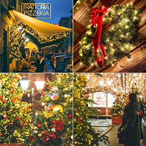 Hopolon Clear Christmas Lights Set 2PACK 50Count 13Feet Incandescent Bulb Mini String Lights For Indoor Christmas Tree Garland Birthday Wedding Festival Decor, Warm White 4 Hopolon Clear Christmas Lights Set 2PACK 50Count 13Feet Incandescent Bulb Mini String Lights For Indoor Christmas Tree Garland Birthday Wedding Festival Decor, Warm White - Image 4