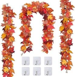 3 Pack Fall Decor For Home Fall Leaves Garland Thanksgiving Decorations Indoor Outdoor 5.8Ft/Piece Artificial Maple Leaf Garland For Autumn Harvest Halloween Party Thanksgiving Door Decor (Red) 18 3 Pack Fall Decor For Home Fall Leaves Garland Thanksgiving Decorations Indoor Outdoor 5.8Ft/Piece Artificial Maple Leaf Garland For Autumn Harvest Halloween Party Thanksgiving Door Decor (Red) -Department 56 Shop 61vZTTHNrIL. AC