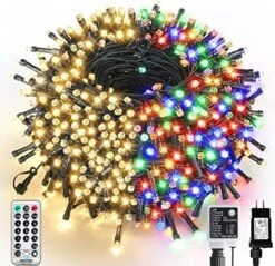 VTECHOLOGY 500 LED Dual Color Changing Christmas Tree Lights ,170ft Connectable Christmas Lights String With 11Modes Fairy String Lights For Christmas Holiday Party Decor -Department 56 Shop 61wxI2DIzpL. AC 1