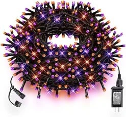 FUNPENY 300 LED Christmas String Lights, 100 FT Plug In Connectable Waterproof Fairy String Lights Green Wire With 8 Modes For Indoor Outdoor Xmas Tree Home Garden Decorations (Multi Colored) -Department 56 Shop 61x579SoaoL. AC