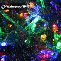 VTECHOLOGY Christmas Lights, 200 LEDs 66FT Dual Color Changing Christmas Tree Lights With 11 Modes, Outdoor Indoor String Lights For Christmas Holidays Party Wedding Decor -Department 56 Shop 61ynOvi1oyL